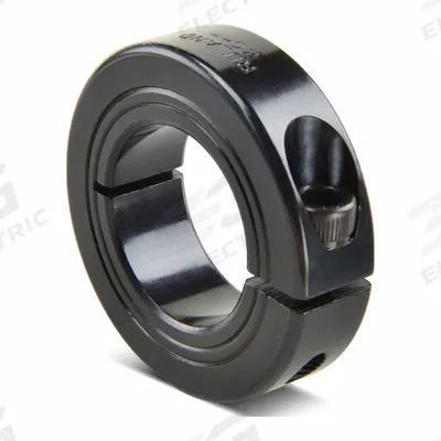 RULAND MANUFACTURING Shaft Collar: 1-Piece, Metric with Inch Bore, Round, Clamp-On - Steel Shaft Collars