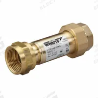 WATTS Backflow Preventer: LF7R, 1 in Pipe Size, Female Meter Swivel x Union FNPT, 26 gpm Flow Rate (MPN 1X1 LF7R10-U2). Key specifications — Brand: WATTS; Connection Type: Female Meter Swivel x Union FNPT.