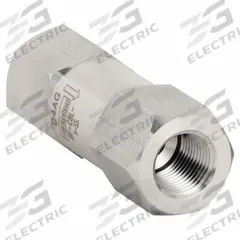 PARKER Instrumentation Check Valve: For Fluids/Gas Media, Poppet, Inline Valve Body, FNPT x FNPT (MPN 8F-C8L-1-SS). Key specifications — Brand: PARKER.