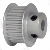 DAYTON Timing Pulley: Curvilinear, Fixed, For 9 mm Belt Wd, 25 Teeth, 3 mm Pitch, Aluminum (MPN 25-3M09-6FA3). Key specifications — Brand: DAYTON; Finish: Clear Anodized; For Belt Series: Powerhouse®.