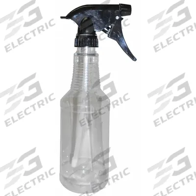 APPROVED VENDOR Trigger Spray Bottle: 16 oz Container Capacity, Mist/Stream, Clear, Black - Bottles with Trigger Sprayer