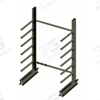 JARKE Cantilever Rack: Starter, Medium-Duty, 79 3/8 in x 49 in x 10 ft, Straight Arm, 1 Usable Sides (MPN MS-10J). Key specifications — Arm Style: Straight; Brand: JARKE.