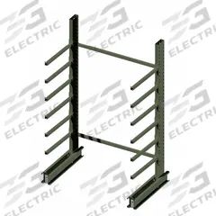 JARKE Cantilever Rack: Starter, Medium-Duty, 79 3/8 in x 49 in x 10 ft, Straight Arm, 1 Usable Sides (MPN MS-10J). Key specifications — Arm Style: Straight; Brand: JARKE.