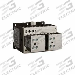 EATON IEC Magnetic Contactor: Reversing, 3 Poles, 3NO Contacts, 25 A, 240V AC Coil (MPN XTCR025C21B). Key specifications — Brand: EATON; Integrated Surge Suppression: Yes.