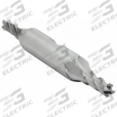 CLEVELAND Square End Mill: Carbide, Double End, 4 Flute, 3/16" Mill Dia, 1/2" LOC, 3" OAL (MPN C60277)
