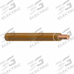 Wire: Copper, 12 AWG, 1 Conductors, Solid, Brown, 2,000 ft Lg, THHN/THWN (MPN 58026805). Key specifications — Voltage: 600 V; Brand: SOUTHWIRE.