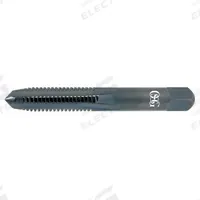 OSG Straight Flute Tap: 7/16"-14 UNC, 2B+, 4 Flute, Plug Chamfer, High Speed Steel (MPN 1591900)