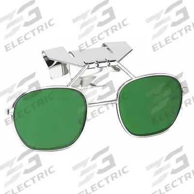 UVEX BY PIP Clip-On Eyewear: Green Lens Color, Scratch-Resistant, Clip-On Mounting - Honeywell Eye Shield Assemblies for Hard Hats & Helmets