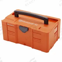 HUSQVARNA Battery Box: 36V, 5 Ah_9.4 Ah Battery Capacity, 4.0 Ah - 6.0 Ah/7.0 Ah - 9.0+ Ah (MPN Large Battery Box). Key specifications — Features: Front Handle; Voltage: 36V; Accessory Type: Battery Box.