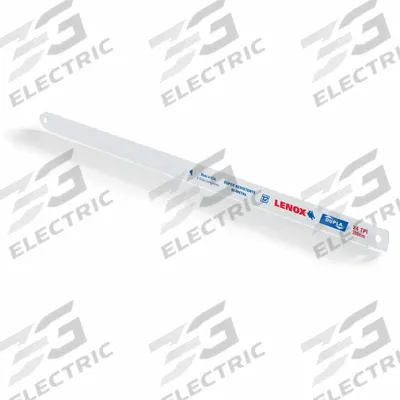 LENOX Hacksaw Blade: 12 in Blade Lg, Bi-Metal, 24, 1/2 in Blade Wd, 0.03125 in Blade Thick - General Purpose Hacksaw Blades