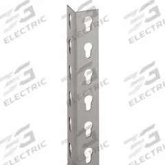 LYON Angle End Upright Post: 72 in Overall Ht, 1 1/2 in Overall Wd, Steel, Powder Coated, Gray (MPN DDUL72). Key specifications — Finish: Powder Coated; Material: Steel; Color: Gray; Brand: LYON.