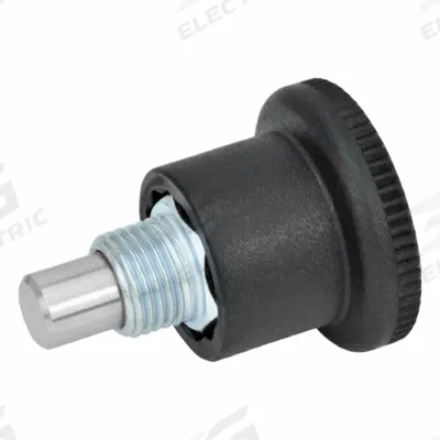 JW WINCO Indexing Plunger: Nonlocking, Steel Body w/ SS Plunger - Nonlocking Pull-Knob Indexing Plungers for Thin-Gauge Sheet Metal