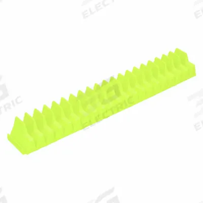 ERNST MANUFACTURING Modular Wrench Organizer for Drawer: Yellow, 2 1/4 in Overall Wd - Wrench Rolls & Racks