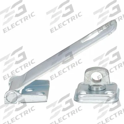 Grainger Hasp: Steel, 1 1/16 in Ht, 4 1/2 in Lg, 1 1/2 in Wd - Conventional Hasps