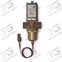 JOHNSON CONTROLS Pressure Regulating Valve: Pressure, Two-Way, 45 gpm Max., 70 psi to 260 psi (MPN V46AC-1C). Key specifications — For Refrigerant Type: R-502; Brand: JOHNSON CONTROLS; Body Material: Brass.