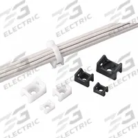 PANDUIT Saddle Cable Tie Base: 0.32 in Slot Wd, 0.09 in Slot Ht, Natural, 0.62 in Wd, 1,000 PK (MPN TM3S25-M). Key specifications — For Use With: Miniature, Intermediate and Standard Cable Ties; Size: 0.87 in L x 0.62 in W x 0.38 in H; Color: Natural; Screw Mount Hole Size: 0.25 in; Brand: PANDUIT.