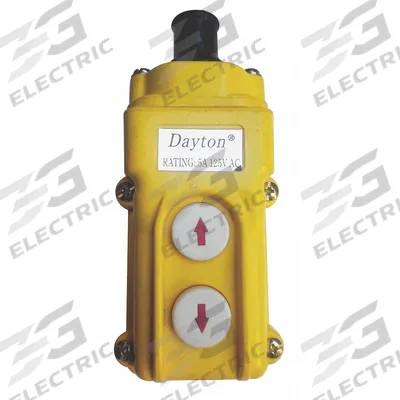 Dayton Pendant Station: Electric Chain Hoists, Dayton Single Speed - Pendant Control Stations for Hoists
