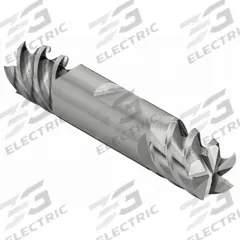CLEVELAND Square End Mill: Carbide, Double End, 5 Flute, 7/16" Mill Dia, 9/16" LOC, 3" OAL (MPN C60105)