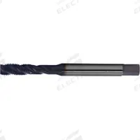 CLEVELAND Spiral Flute Tap: 5/8"-11 UNC, 2B, 4 Flute, Semi-Bottoming Chamfer, TiAlN Coated Cobalt (MPN C89226)