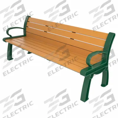 ULTRASITE Heritage Outdoor Bench: Heritage, 72 in Overall Lg, 30 in Overall Ht, Cedar - Vandal Resistant Resinwood Benches
