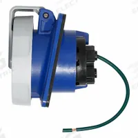 LEVITON Pin and Sleeve Receptacle: Blue, 480V AC, Three Phase, 30 A, 3 Pole, 4 Wire, IEC Grounding (MPN 430R9WLEV). Key specifications — Brand: LEVITON.