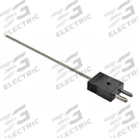 DAYTON Thermocouple Probe: -346°F to 2,193°F /-210°C to 1,200°C, Type J, Rounded Tip, 6 in Probe Lg (MPN 36GL12). Key specifications — attr1275752: 20 AWG; attr1275757: 6 in; attr1275763: ±1.1 % Below 293 °C, ±0.4 % Otherwise; attr1275765: 36GL12; attr1275769: DAYTON; attr1434700: Weld.