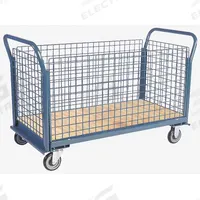 JAMCO Platform Truck: 1,200 lb, 60 in L x 30 in W x 10 in H Deck, 5 in Caster Dia (MPN EM360P500GP). Key specifications — attr1345773: (4) Removable Panels; attr1345778: (2) Swivel; attr1345804: JAMCO.