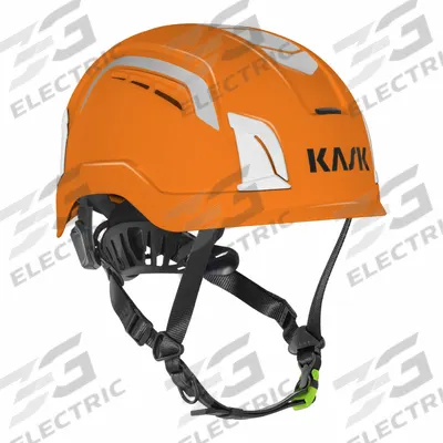 KASK Safety Helmet: Orange, No Graphics, Polypropylene, Front-Slots/Side-Slots - Work-at-Height, Vented Climbing Helmets (Type 1, Class C)