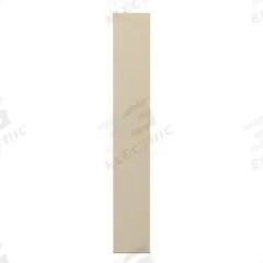 ASI GLOBAL Partition Column: Plastic Polymer, Pebble, Cream, 82 in Ht, 12 in Wd, 1 in Thick (MPN 40-90871253-9235). Key specifications — Inner Core Type: Polymer; Brand: ASI GLOBAL PARTITIONS; Color: Cream; Finish/Texture: Pebble.