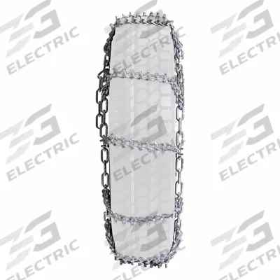 PEWAG Studded Tire Chain Assembly: Tire Chain, Skid Loaders, Nickel Manganese Alloy - Tire Chains