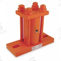 VIBCO Piston Vibrator: Bolt-On Mount, 4,200 vpm, 200 lb to 400 lb, 6.02 in L x 2.52 in W x 6.38 in H (MPN 50-1-1/4S). Key specifications — attr671305: 5 cfm @ 42 psi; attr671302: 50-1-1/4S; attr671308: VIBCO.