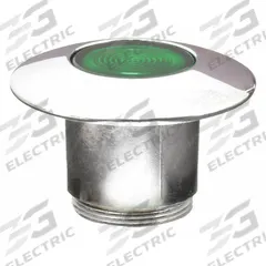 SIEMENS Mushroom Head: 30 mm Panel Size, Illuminated, Metallic, Green (MPN 52RB3H3). Key specifications — Manufacturer Part Number: 52RB3H3; Compatible Operator Illumination: Illuminated; Head Attachment Type: Screw-On; Head Material: Metal; Brand: SIEMENS.