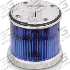 EDWARDS SIGNALING Tower Light Module: Steady, 240V AC, Blue, 70 mm Overall Dia, 3 1/8 in Overall Ht (MPN 270LEDSB240A). Key specifications — Brand: EDWARDS SIGNALING; Compatible with Series: 200 Class; Lens Color: Blue; Operating Voltage: 240V AC; Manufacturer Part Number: 270LEDSB240A.