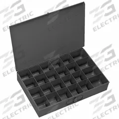 Compartment Drawer: 18 3/8 in x 12 1/2 in x 3 1/8 in, 24 Compartments, 0 Dividers, Gray, Piano (MPN 102-95-D960). Key specifications — Color: Gray; Compartment HxWxD: (4) 3-13/16 in x 2-7/8 in; Number of Compartments: 24; Removable Dividers: No; Compatible Manufacturer Model Number: 310B; Brand: DURHAM MFG.