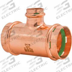 QUICKFITTING SUREPRESS Crimp Tee Fitting: 2 in CTS x 2 in CTS x 1 in CTS size, Copper, EPDM O-Ring (MPN SPWT663R). Key specifications — Brand: QUICKFITTING SUREPRESS; Broad - Material for Bullet: Copper Or Bronze; Brand - Broad: QUICKFITTING SUREPRESS.