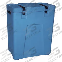 SNYDER INDUSTRIES ASM Insulated Bin: 5 cu ft, 37 in x 30 in x 18 in, Lid Included, Rectangular, Blue (MPN PB5). Key specifications — Brand: SNYDER INDUSTRIES; Shape: Rectangular; Collapsible: Collapsible; Includes Lid: Lid Included; Drop Doors/Walls: No Drop Doors.
