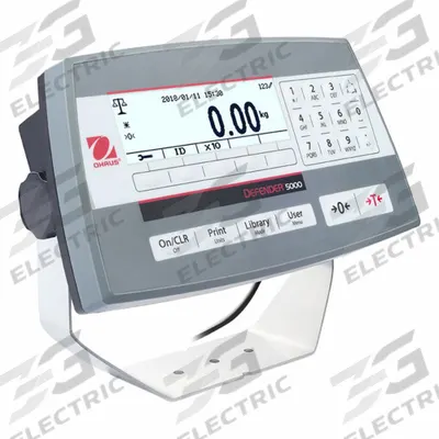 OHAUS Scale Indicator: RQ/RT, 7 5/8 in Overall Ht, 10 3/8 in Overall Lg - Material Handling