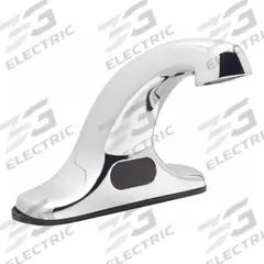 ZURN Sensor Faucet: AquaSense®, Cast Brass, Chrome Finish, Centerset, Battery, 0.5 gpm Flow Rate (MPN Z6915-XL-MV-SH). Key specifications — Brand: ZURN; Includes: Three Supply Hoses for Mixing Valve; Series: AquaSense®.