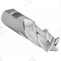 CLEVELAND Square End Mill: High Speed Steel, 4 Flute, 7/8" Mill Dia, 1" LOC, 3-1/4" OAL (MPN C75021)
