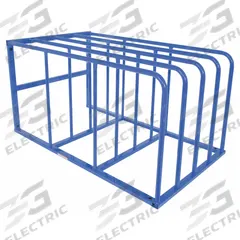 APPROVED VENDOR Vertical Sheet Storage Rack: 4 Bays, 50 in x 84 in x 44 in, Steel, Blue (MPN VSSR-15). Key specifications — Number of Bays: 4; Frame Material: Steel; Brand: APPROVED VENDOR; Color: Blue.