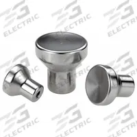 KIPP Hand Knob: Pull, Stainless Steel, #6-32 Thread, 7.5 mm Thread Lg, 18 mm Dia (MPN K0250.0AD). Key specifications — Brand: KIPP.