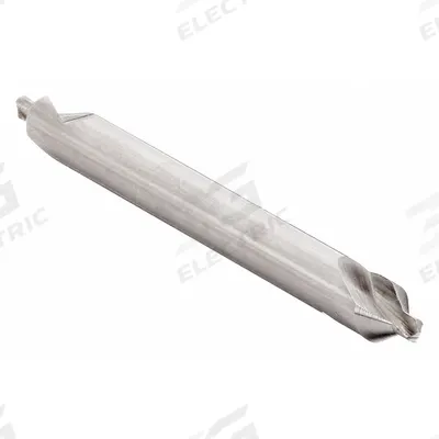 KEO Center Drill: Plain Type, #6, 60°, 5 in Overall Lg - Plain-Tip Center Drills