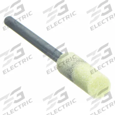 NORTON Vitrified Mounted Point: 1/4 in Dia, Ceramic, 80 Grit - Cool-Cutting Mounted Points for Stainless Steel & Nickel Alloys