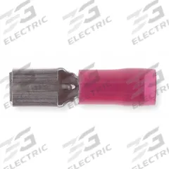STA-KON Wire Disconnect: Female Socket, Red, Nylon, Partial Coverage, 22 AWG – 18 AWG Wire Size (MPN RAD18-183). Key specifications — attr1307035: STA-KON; attr1307036: RAD18-183.