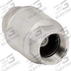 BONOMI Check Valve: Swing, Inline Valve Body, 1 1/2 in Pipe Size, FNPT x FNPT, 316 Stainless Steel (MPN S800-11/2"). Key specifications — Brand: BONOMI.
