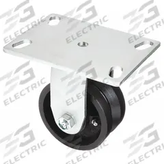 APPROVED VENDOR Plate Caster: Rigid, Iron, 4 in Wheel Dia, 2 in Wheel Wd, 5 5/8 in Mounting Ht (MPN 1NWD6). Key specifications — attr1100373: APPROVED VENDOR.