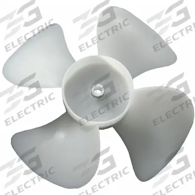 Dayton Propeller: 4 in Propeller Dia. (In.), 3/16 in Bore Dia. (In.) - DAYTON Plastic Fan Blades with CW Facing Discharge