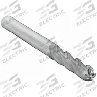 OSG Ball End Mill: Carbide, 4 Flute, 12 mm Mill Dia, 51 mm LOC, 102 mm OAL (MPN 464-4724-BN)