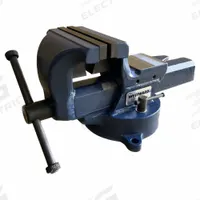 WESTWARD Bench Vise: Covered, 5 in Jaw Face Wd, 7 in Max Jaw Opening, 3 1/4 in Throat Dp, Serrated (MPN 806EP0). Key specifications — attr663938: WESTWARD; attr669110: Steel; attr669112: Bolt-Down.