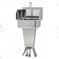 SANI-LAV Hands-Free Sink: 41 1/2 in Overall Ht, 17 in Bowl Lg, 7 in Bowl Dp, 0.5 gpm Flow Rate (MPN 503L-0.5). Key specifications — Includes Side Splash: Side Splash Not Included; Brand: SANI-LAV.
